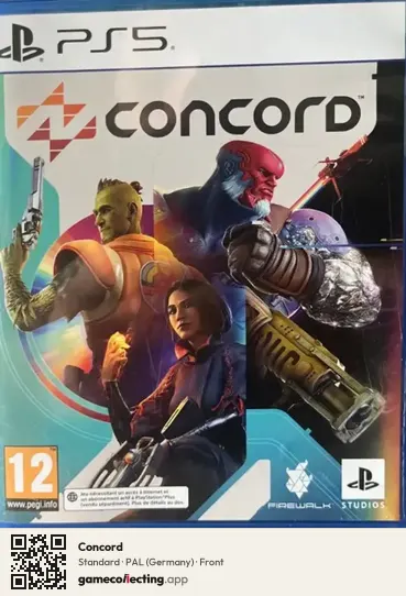 Concord PlayStation 5, Germany box front