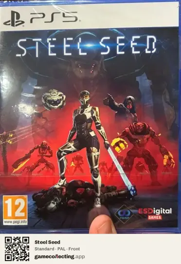 Steel Seed PlayStation 5, PAL box front
