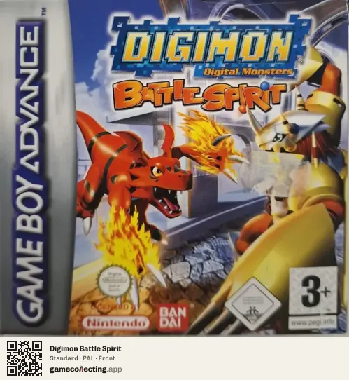 Digimon Battle Spirit Game Boy Advance, PAL box front