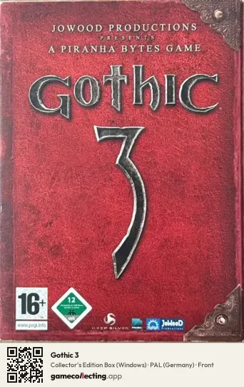 Gothic 3 Computer, Germany box front