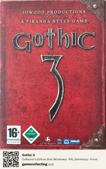 Gothic 3 Computer, Germany box front