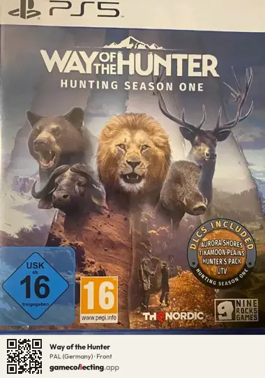 Way of the Hunter PlayStation 5, Germany box front