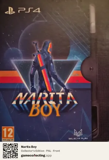 Narita Boy PlayStation 4, PAL box front