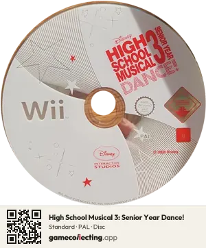 High School Musical 3: Senior Year Dance! Nintendo Wii, PAL disc