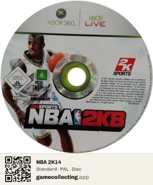 NBA 2K14 Xbox 360, PAL disc