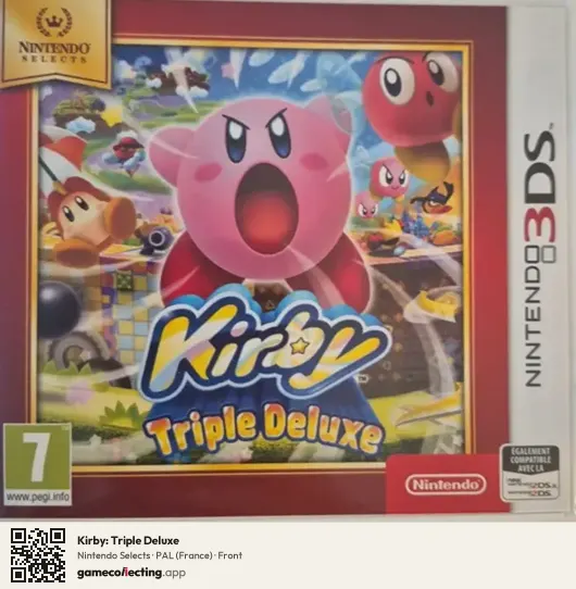 Kirby: Triple Deluxe Nintendo 3DS, France box front