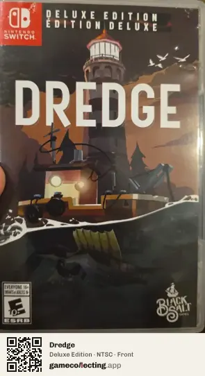 Dredge Nintendo Switch, NTSC box front