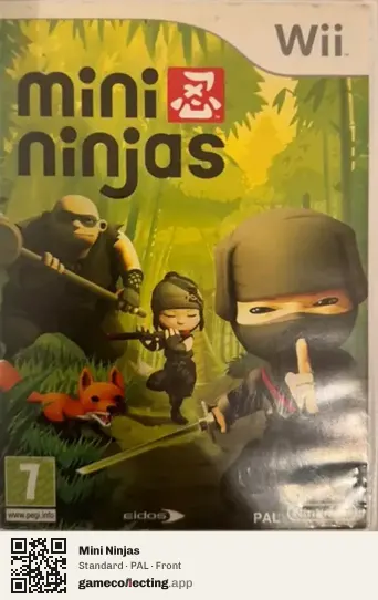 Mini Ninjas Nintendo Wii, PAL box front