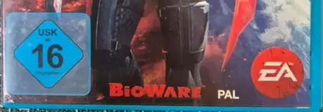 Mass Effect 3, the USK square on its front