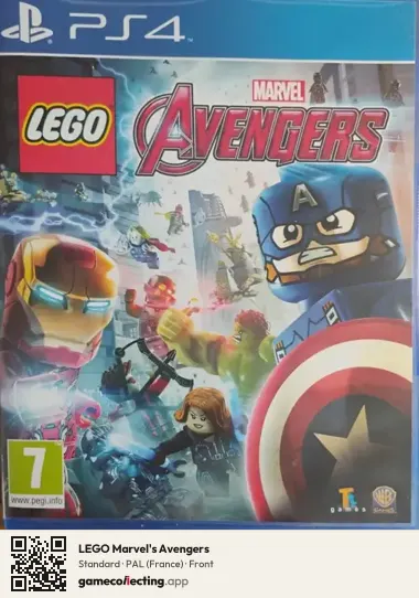 LEGO Marvel's Avengers PlayStation 4, France box front