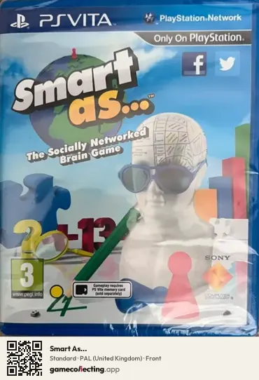 Smart As... PlayStation Vita, United Kingdom box front