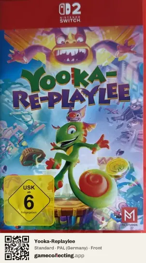 Yooka-Replaylee Nintendo Switch 2, Germany box front