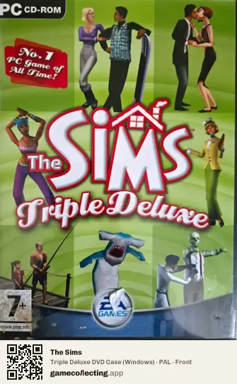 The Sims Computer, PAL box front