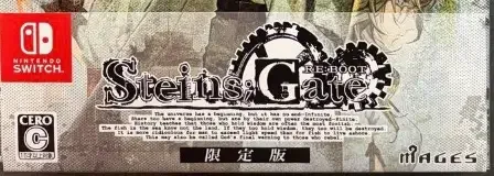Steins;Gate Re:Boot, the CERO letter on its front