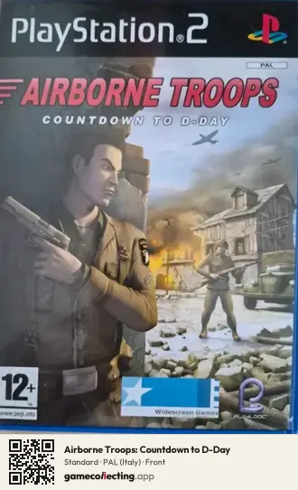 Airborne Troops: Countdown to D-Day PlayStation 2, Italy box front