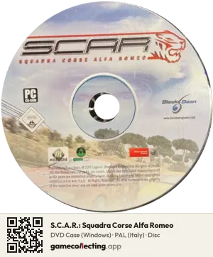 S.C.A.R.: Squadra Corse Alfa Romeo Computer, PAL disc