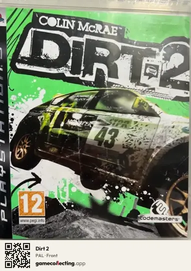 Dirt 2 PlayStation 3, PAL box front
