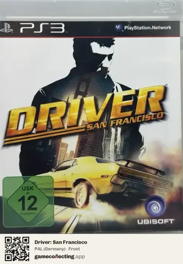 Driver: San Francisco PlayStation 3, Germany box front