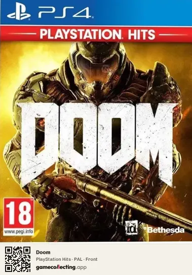 Doom PlayStation 4, PAL box front