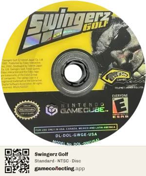 Swingerz Golf Nintendo GameCube, NTSC disc