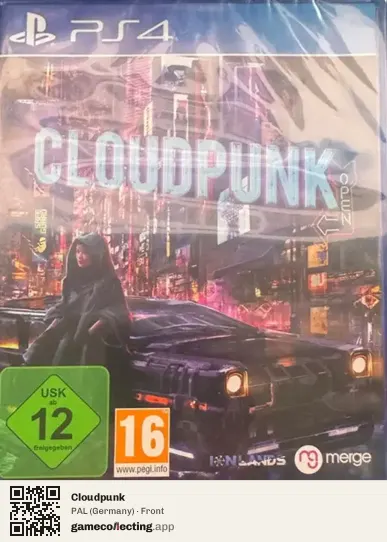 Cloudpunk PlayStation 4, Germany box front