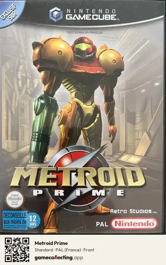 Metroid Prime Nintendo GameCube, France box front
