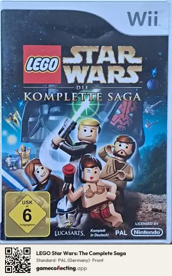 LEGO Star Wars: The Complete Saga Nintendo Wii, Germany box front