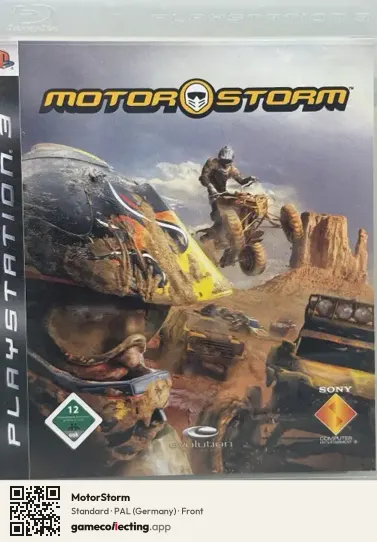 MotorStorm PlayStation 3, Germany box front