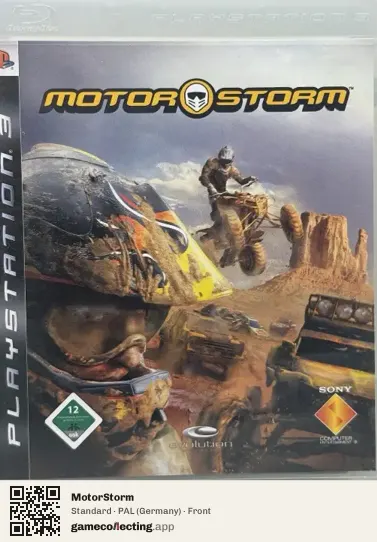 MotorStorm PlayStation 3, Germany box front