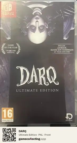 DARQ Nintendo Switch, PAL box front