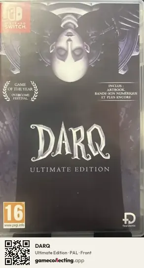 DARQ Nintendo Switch, PAL box front