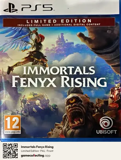 Immortals Fenyx Rising PlayStation 5, PAL box front