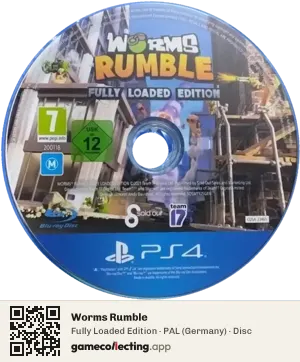 Worms Rumble PlayStation 4, PAL disc