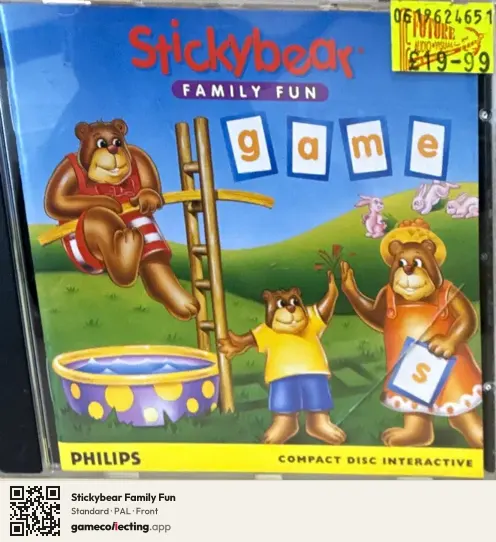 Stickybear Family Fun Philips CD-i, PAL box front