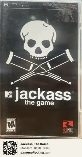 Jackass: The Game PlayStation Portable, NTSC box front