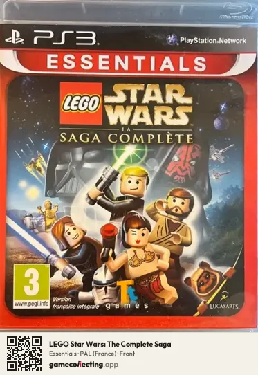 LEGO Star Wars: The Complete Saga PlayStation 3, France box front