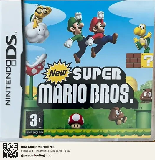 New Super Mario Bros. Nintendo DS, United Kingdom box front