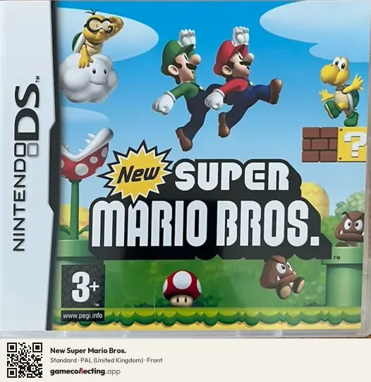 New Super Mario Bros. Nintendo DS, United Kingdom box front