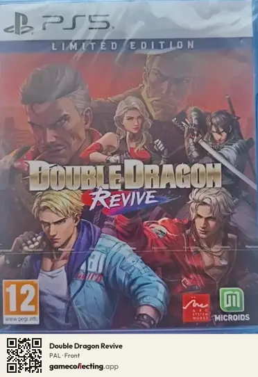 Double Dragon Revive PlayStation 5, PAL box front