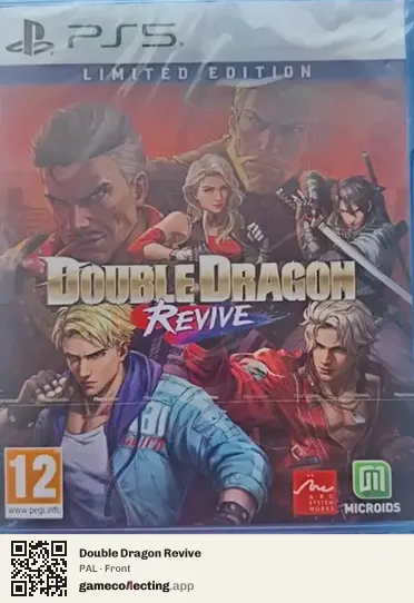 Double Dragon Revive PlayStation 5, PAL box front