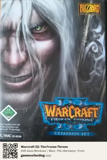 Warcraft III: The Frozen Throne Computer, Germany box front