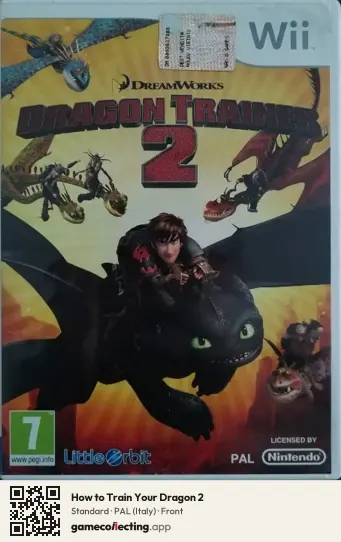 How to Train Your Dragon 2 Nintendo Wii, Italy box front