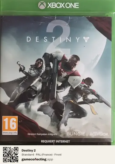 Destiny 2 Xbox One, France box front