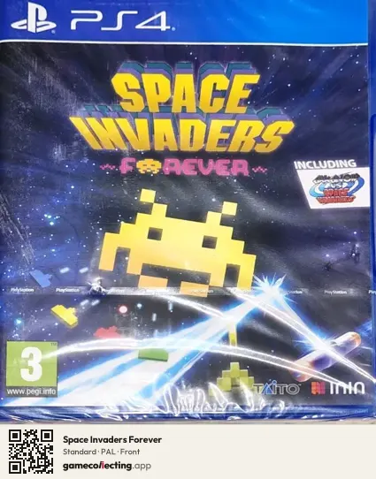 Space Invaders Forever PlayStation 4, PAL box front