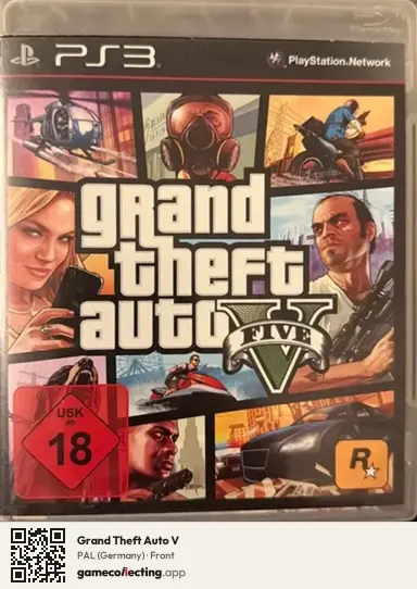 Grand Theft Auto V PlayStation 3, Germany box front
