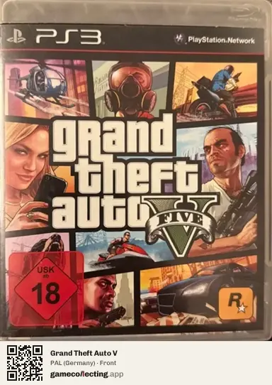 Grand Theft Auto V PlayStation 3, Germany box front