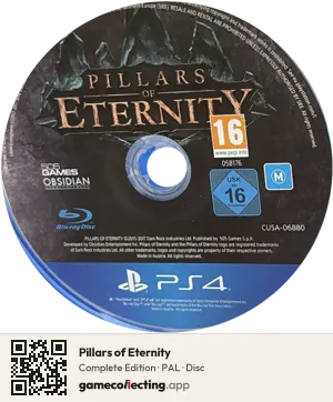 Pillars of Eternity PlayStation 4, PAL disc