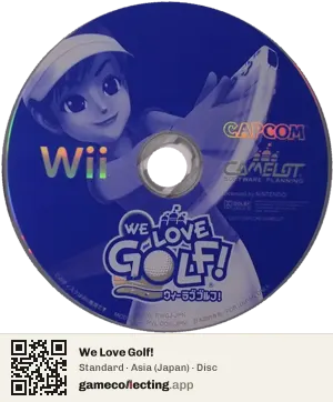 We Love Golf! Nintendo Wii, Asia disc