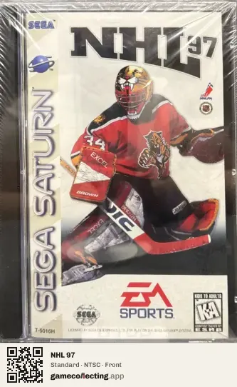 NHL 97 Sega Saturn, NTSC box front