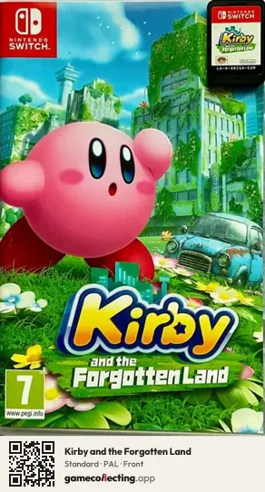 Kirby and the Forgotten Land Nintendo Switch, PAL box front